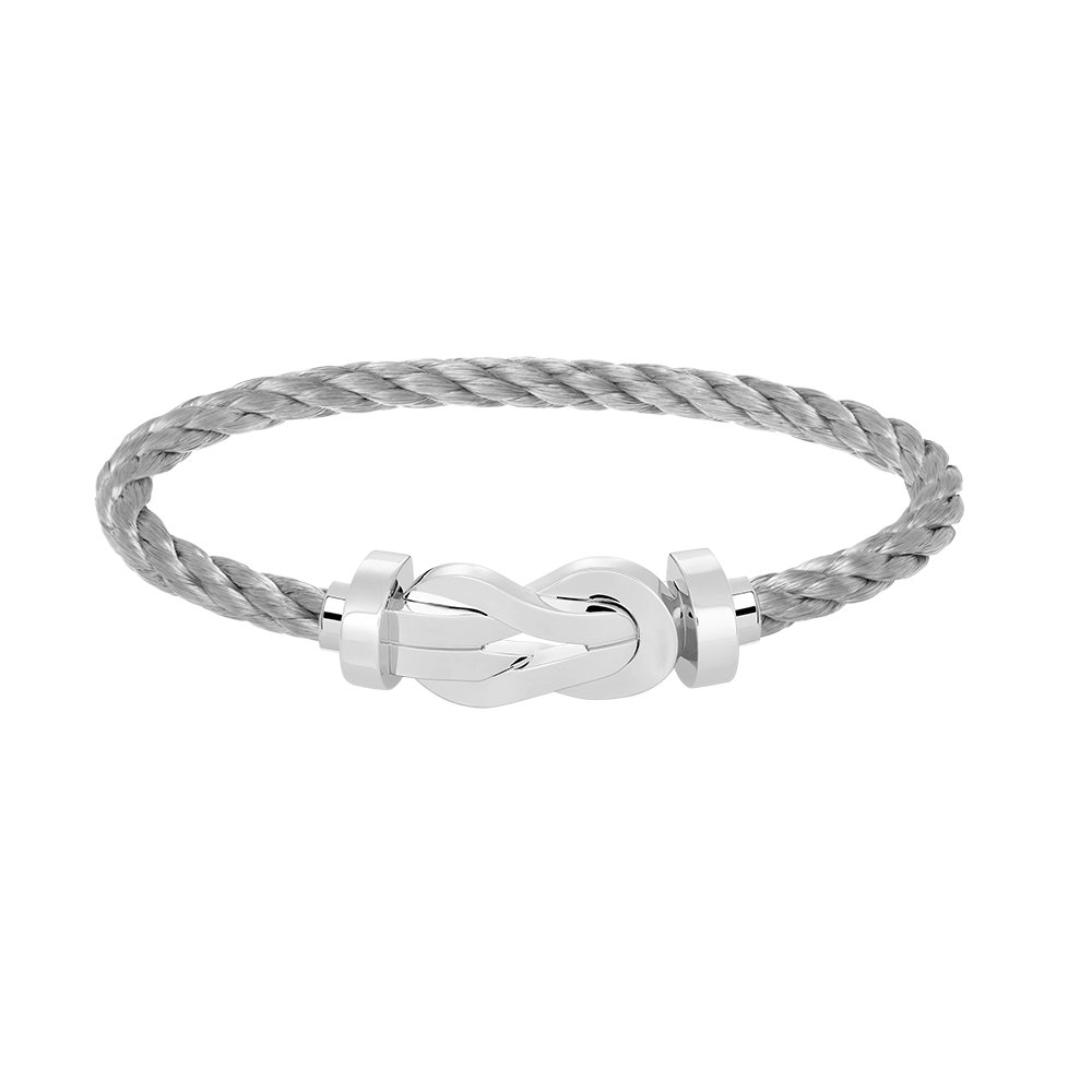 [Vicky]CHANCE LARGE 8 FIGURE BUCKLE NO DIAMOND BRACELET SILVER