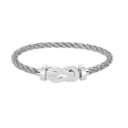 [Vicky]CHANCE LARGE 8 FIGURE BUCKLE NO DIAMOND BRACELET SILVER
