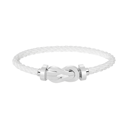 [Vicky]CHANCE LARGE 8 FIGURE BUCKLE NO DIAMOND BRACELET SILVER