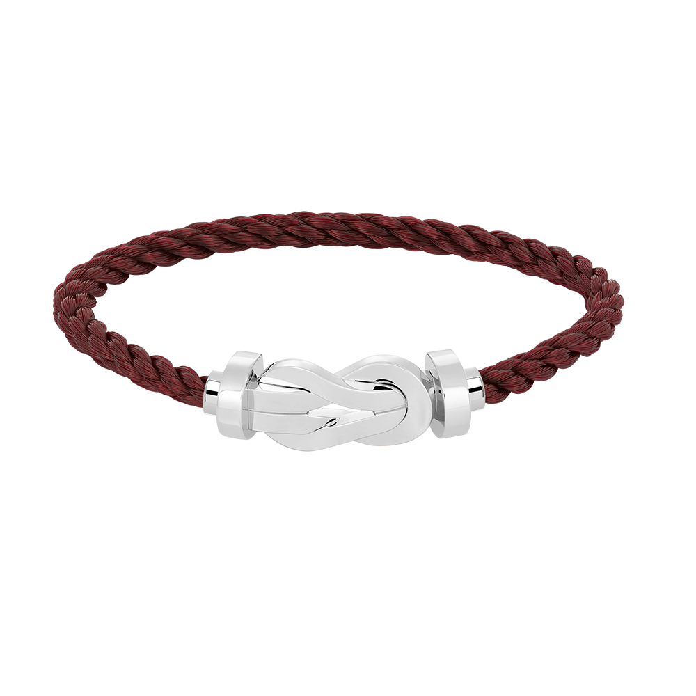 [Vicky]CHANCE LARGE 8 FIGURE BUCKLE NO DIAMOND BRACELET SILVER