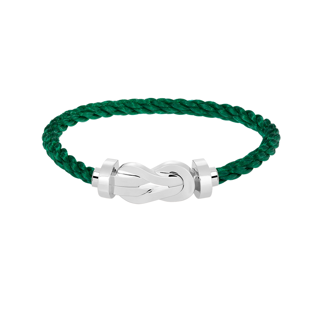 [Vicky]CHANCE LARGE 8 FIGURE BUCKLE NO DIAMOND BRACELET SILVER