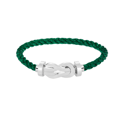 [Vicky]CHANCE LARGE 8 FIGURE BUCKLE NO DIAMOND BRACELET SILVER