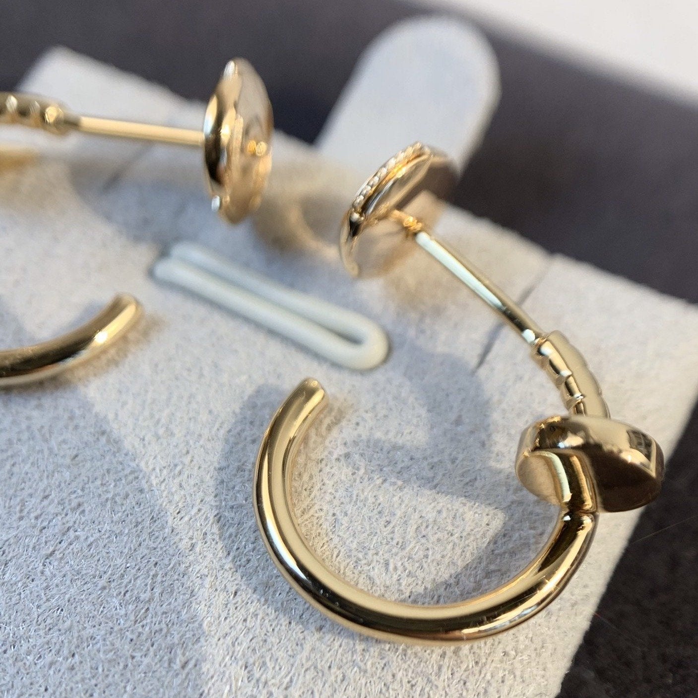 [Vicky]JUSTE EARRINGS PINK GOLD