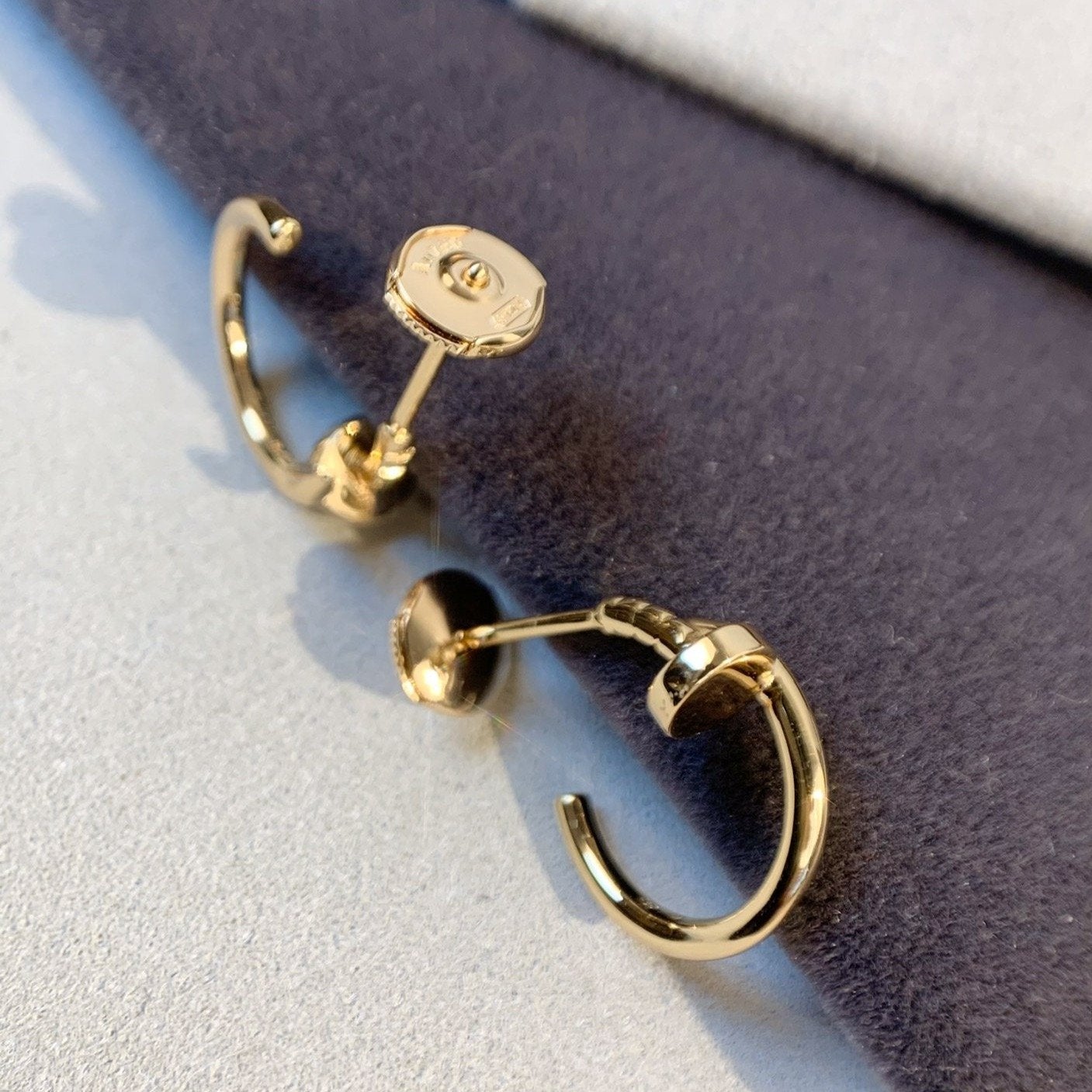 [Vicky]JUSTE EARRINGS PINK GOLD