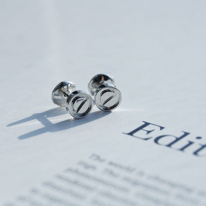 [Vicky]LOVE EARRINGS SILVER 10MM