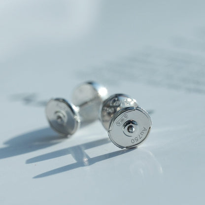 [Vicky]LOVE EARRINGS SILVER 10MM
