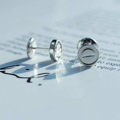 [Vicky]LOVE EARRINGS SILVER 10MM