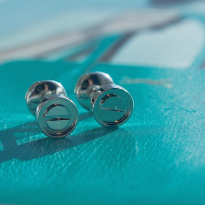 [Vicky]LOVE EARRINGS SILVER 10MM