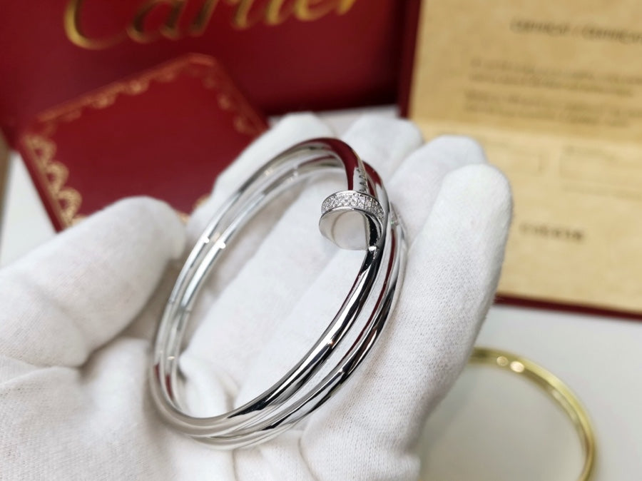 [Vicky]JUSTE BRACELET 3.5MM DOUBLE ROW DIAMOND