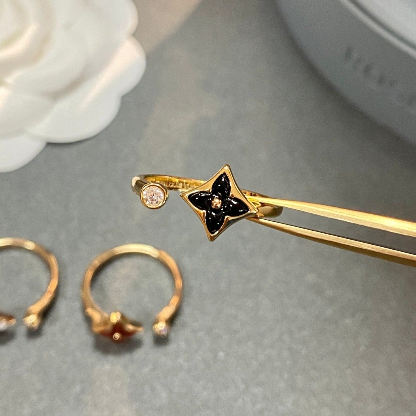 [Vicky]STAR 1 DIAMOND OPEN RING