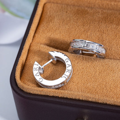 [Vicky]ZERO 1 MINI SILVER DIAMOND EARRINGS