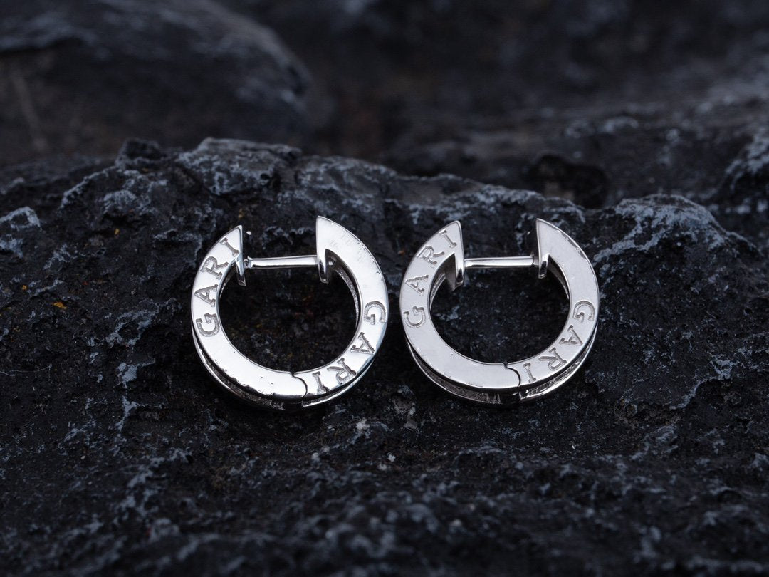 [Vicky]ZERO 1 MINI SILVER DIAMOND EARRINGS
