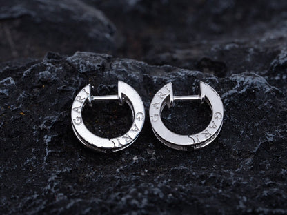 [Vicky]ZERO 1 MINI SILVER DIAMOND EARRINGS