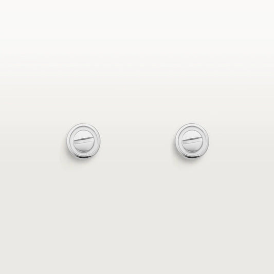[Vicky]LOVE EARRINGS SILVER 10MM