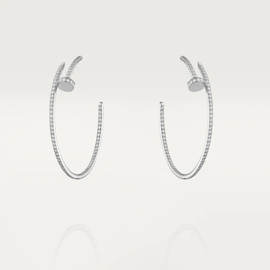 [Vicky]JUSTE EARRINGS FULL DIAMONDS 1.8MM