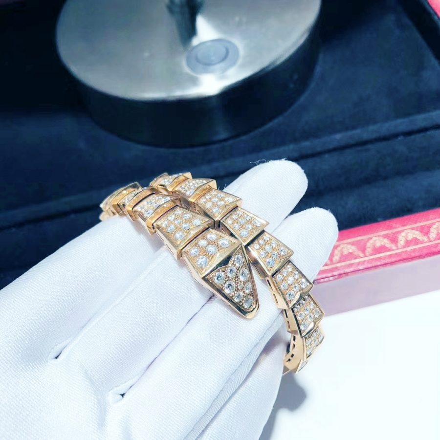 [Vicky]SERPENTI BRACELET 8MM PINK GOLD DIAMOND