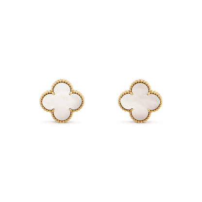 [Vicky]CLOVER MINI GOLD EARRINGS