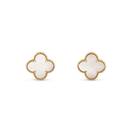 [Vicky]CLOVER MINI GOLD EARRINGS